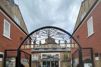 A photo of the entrance to the Beethoven Centre